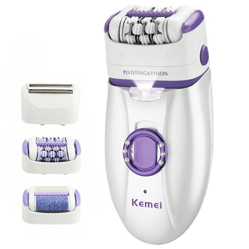 Body Trimmer - เครื่องกำจัดขนไฟฟ้า 3in1 สำหรับผู้หญิง เครื่องโกนขนขา กำจัดขนตามร่างกาย กำจัดขนบริเวณริมฝีปาก