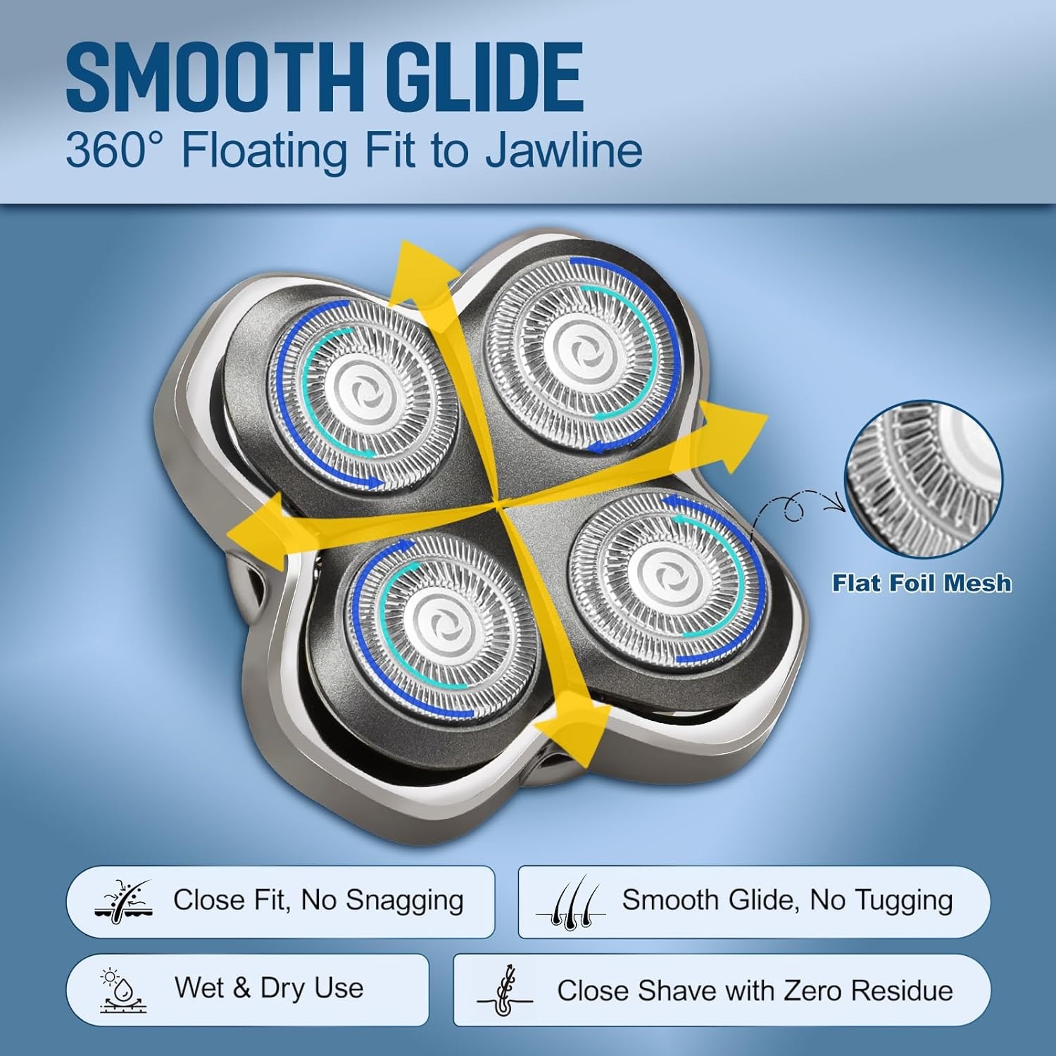 ใบมีดโกนสำรอง, หัวตัดแบบลอยตัว - Electric Razor บทวิจารณ์และราคา