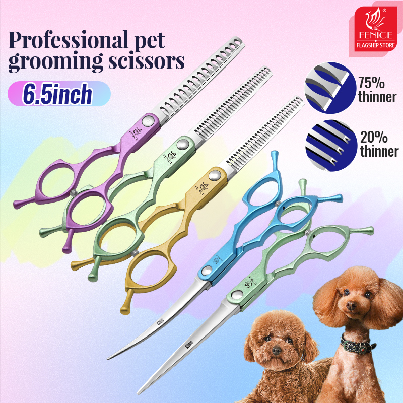 ชุดกรรไกรตัดแต่งขนสุนัข Fenice - Grooming Scissors บทวิจารณ์และราคา