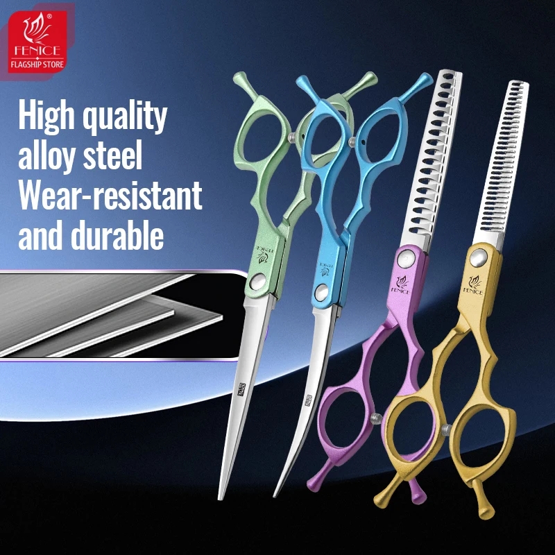 ชุดกรรไกรตัดแต่งขนสุนัข Fenice - Grooming Scissors บทวิจารณ์และราคา