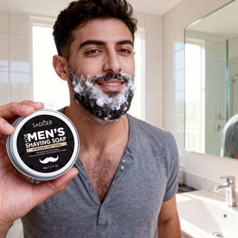 สบู่โกนหนวดสำหรับผู้ชาย 60 กรั - Beard Oil บทวิจารณ์และราคา